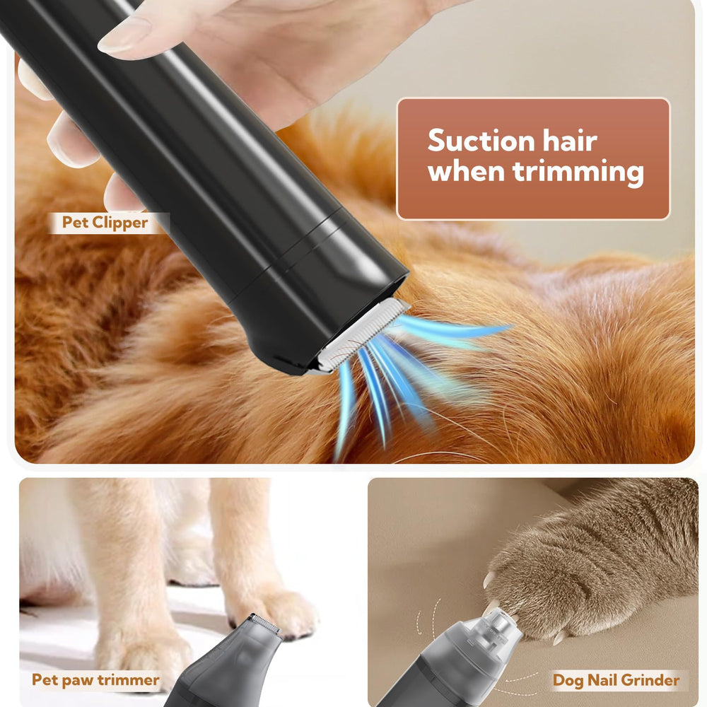 Bunfly 11-tool grooming set organized for dogs, cats, and small animals