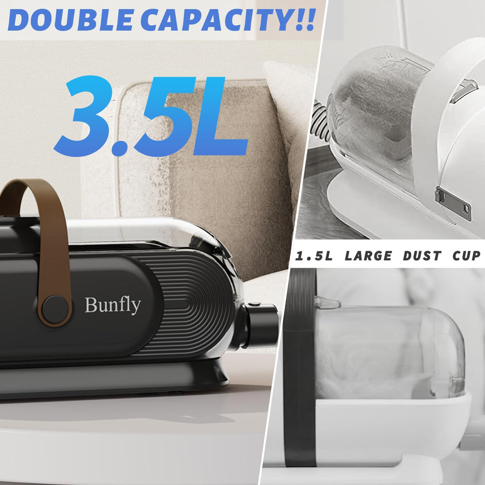 Bunfly kit suitable for home and car cleaning during grooming sessions