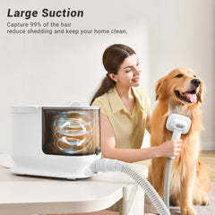 Bunfly large 3.5L dust cup supports longer grooming without frequent emptying.