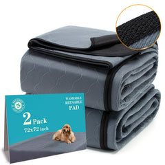 Bunlitent washable pee pad 72x72 top view, reusable and easy to clean.