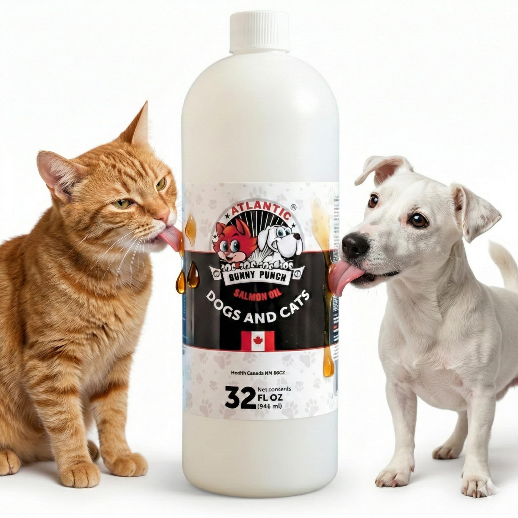Bunny Punch Veterinary Health Product label signals tested, trusted pet supplement