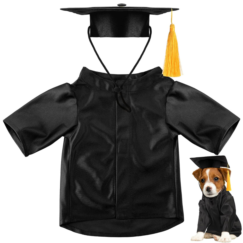 Bunnycool dog graduation cap and gown for playful ceremony photos