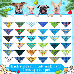 Bunnycool puppy bandanas easy-to-tie design for quick outfits