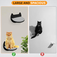 BUOGA safety guardrail helps prevent falls when cats explore the elevated platform.