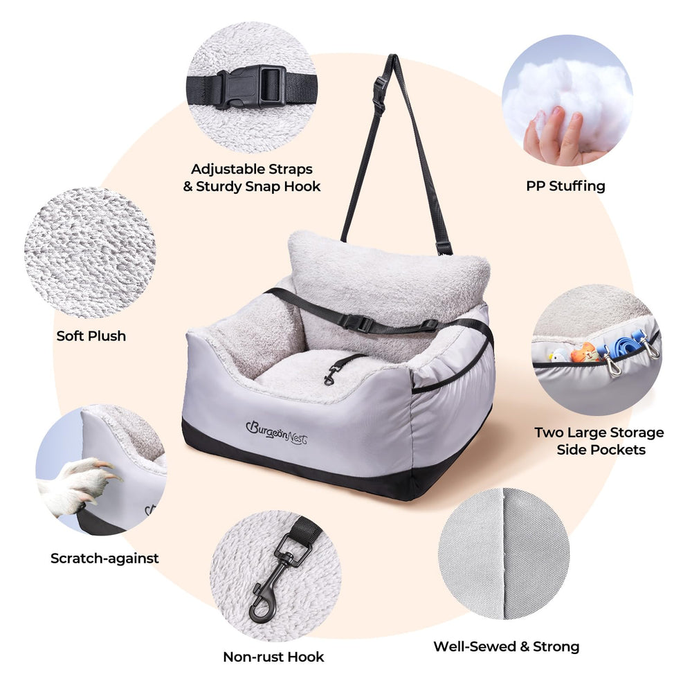 BurgeonNest black-grey color blends with car interiors for subtle style