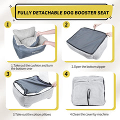 BurgeonNest adjustable belt keeps your small dog secure during travel.