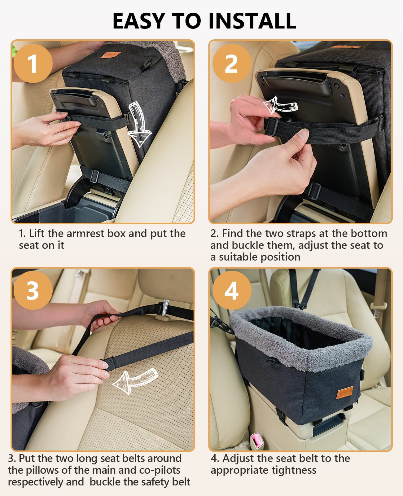 BurgeonNest dog seat travel-friendly setup ideal booster for on-the-go adventures.