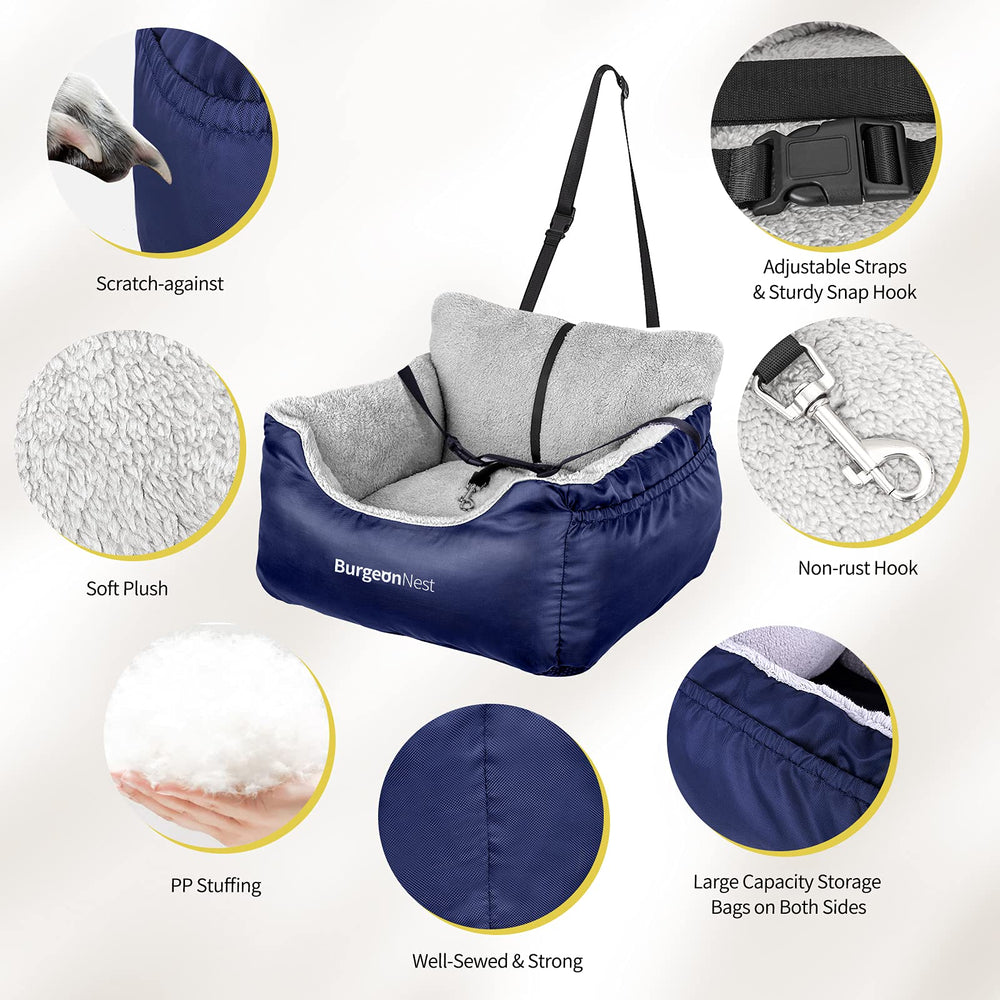 BurgeonNest adjustable-belt anti-slip bottom keeps pup secure