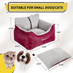 BurgeonNest dog car seat storage pockets keep essentials organized on trips