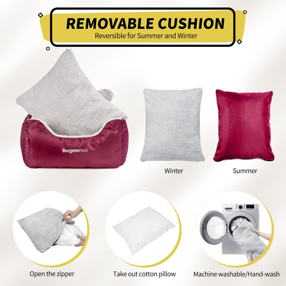 BurgeonNest washable fabric car seat simplifies cleaning after adventures
