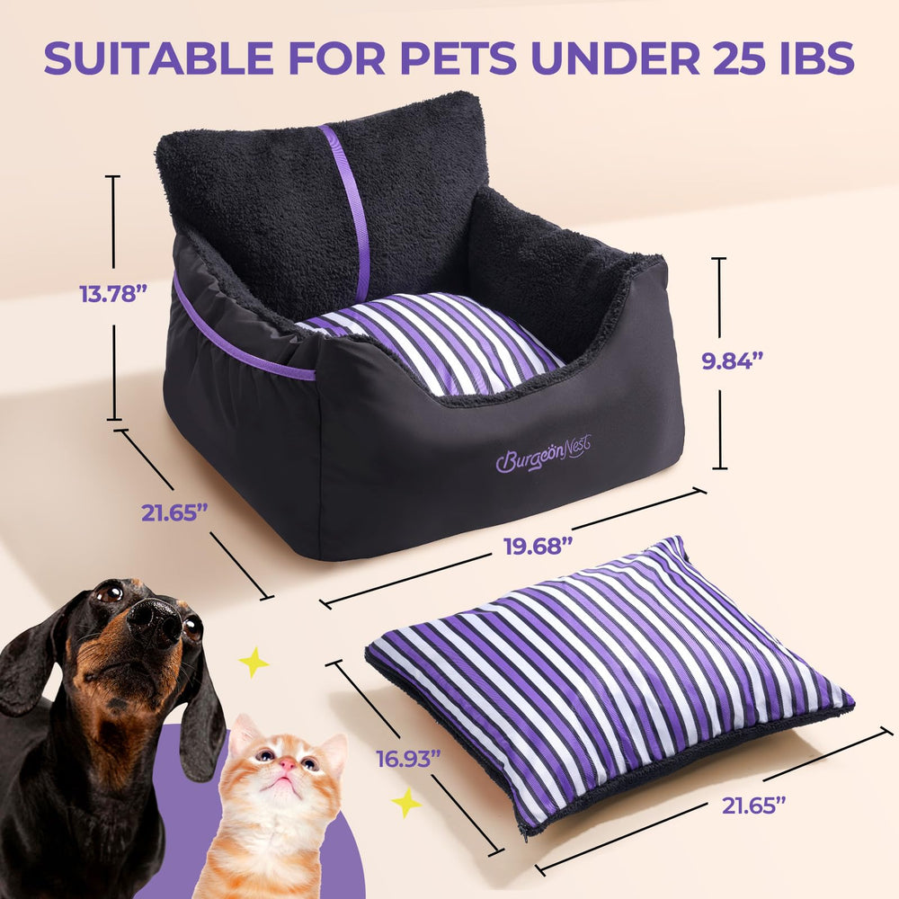 BurgeonNest booster seat shows detachable washable design for simple cleaning