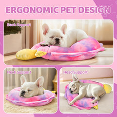 BurgeonNest pillow size options diagram showing fit up to 13 lbs