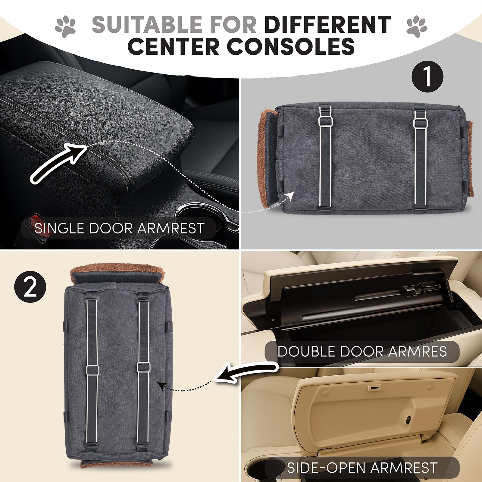 BurgeonNest anti-slip base and bottom straps prevent movement on bumpy rides.