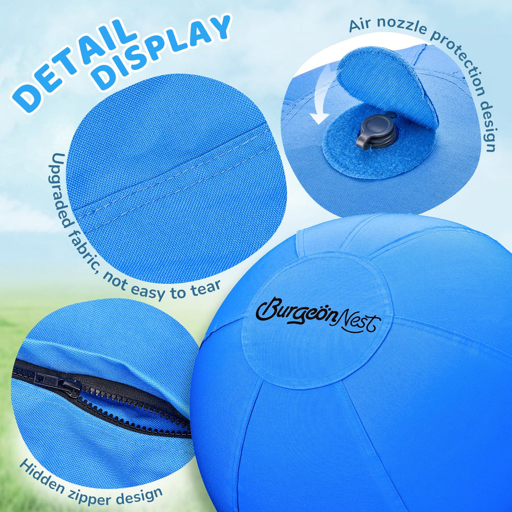 Double-stitched BurgeonNest cover keeps shape during fetch
