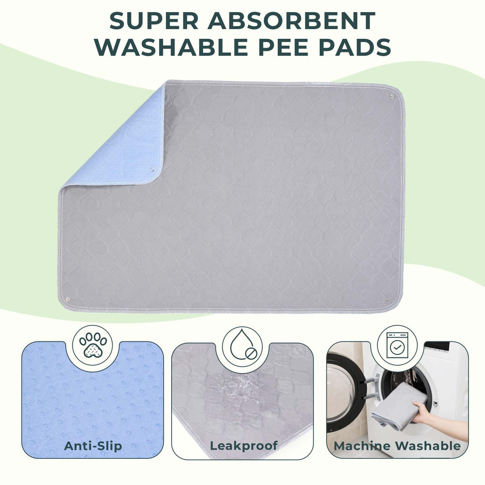 BurgeonNest hemmed-edge grass provides a gentle surface for dogs during potty use.