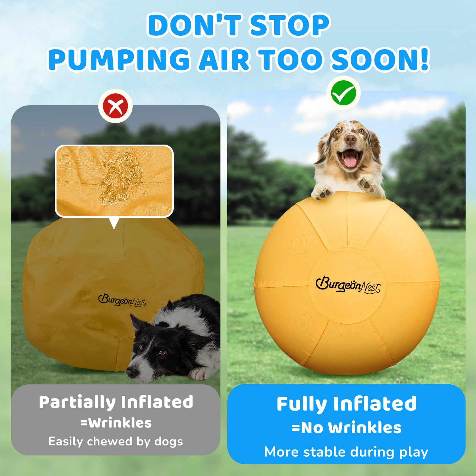 BurgeonNest machine washable cover makes cleaning simple after use
