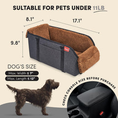 BurgeonNest soft plush cushion delivers cozy comfort on car rides.