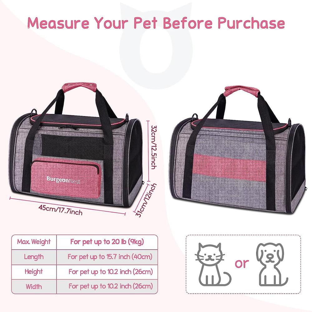 BurgeonNest top-load opening for easy pet access and loading.
