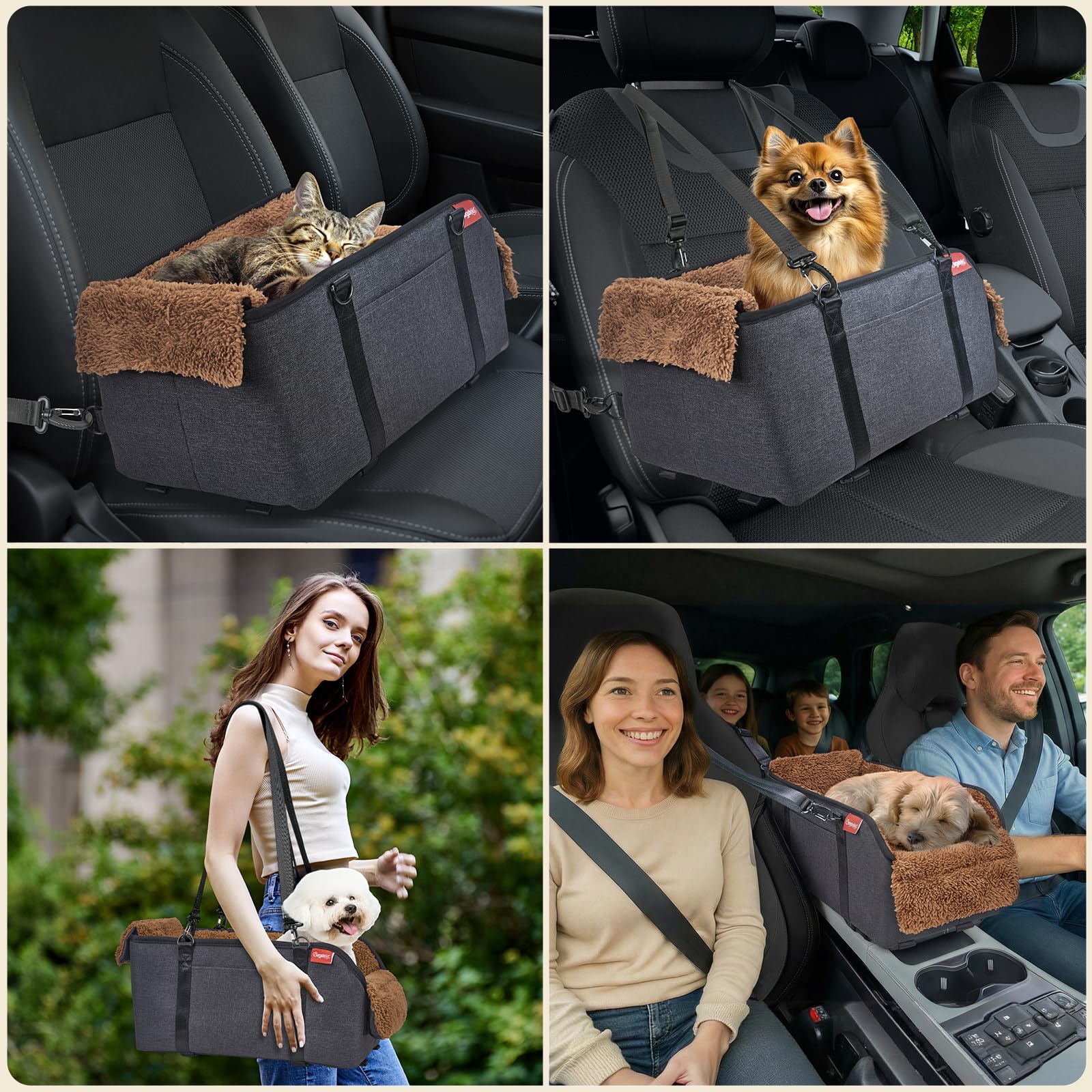 BurgeonNest travel-friendly design creates a dedicated space for pets under 11 lbs.