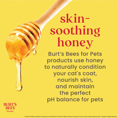 Burt's Bees for Pets cat dander remover wipes in use during grooming sessions