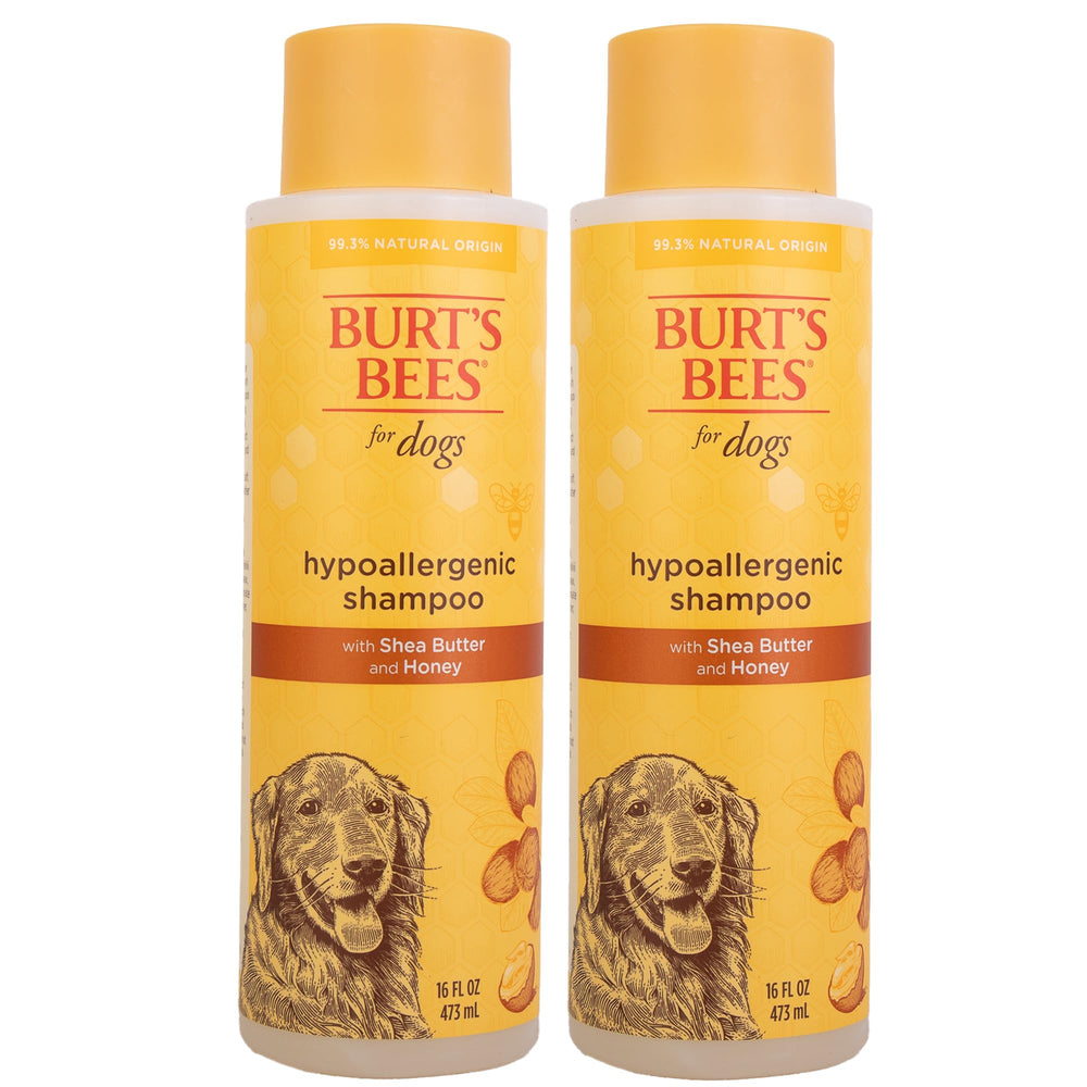 BURT'S BEES FOR PETS hypoallergenic shampoo bottle for gentle cleansing on sensitive dogs