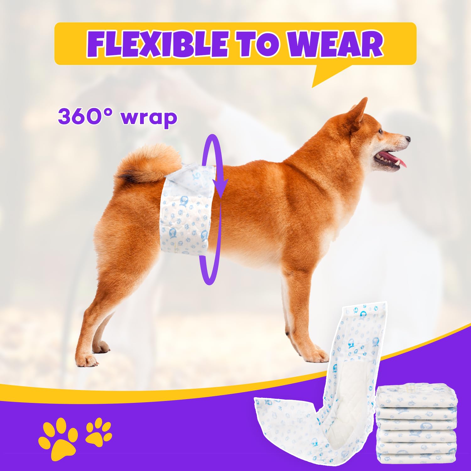 BURVAGY small-size wrap fits compact canine frames