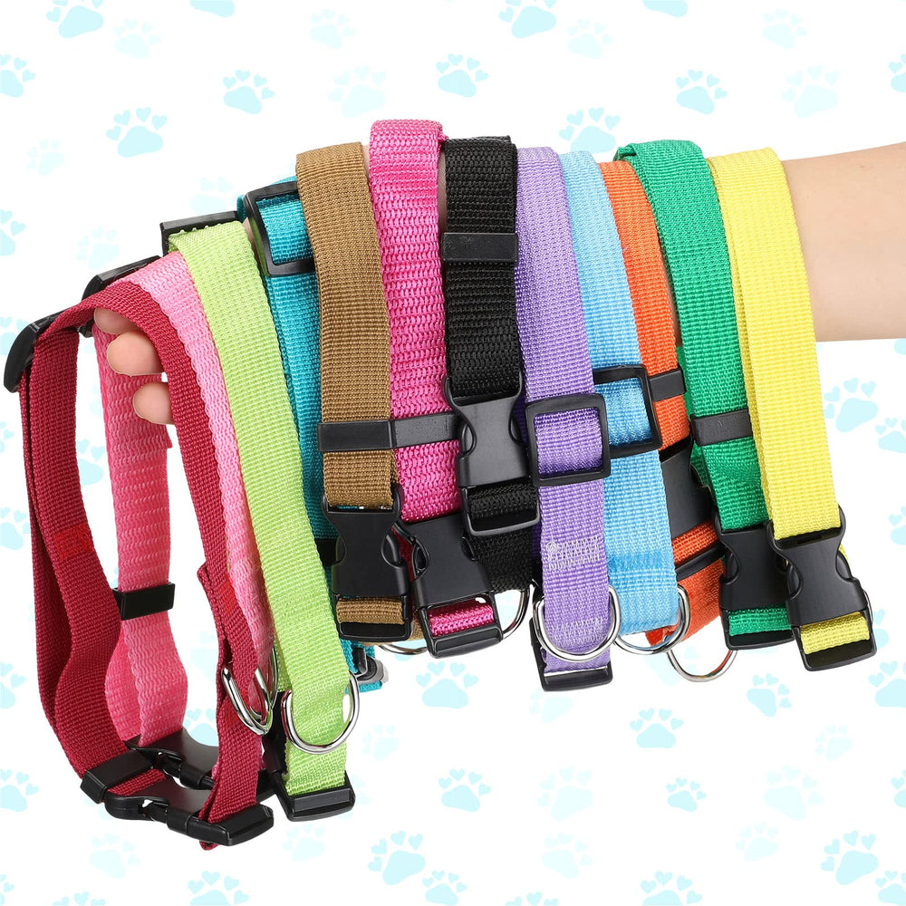 Buryeah 14-20 inch adjustable collars for small to medium dogs