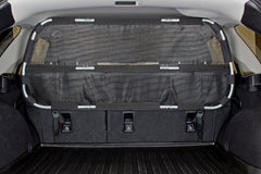 Bushwhacker cargo barrier mesh close-up shows scratch-resistant protection for your vehicle.