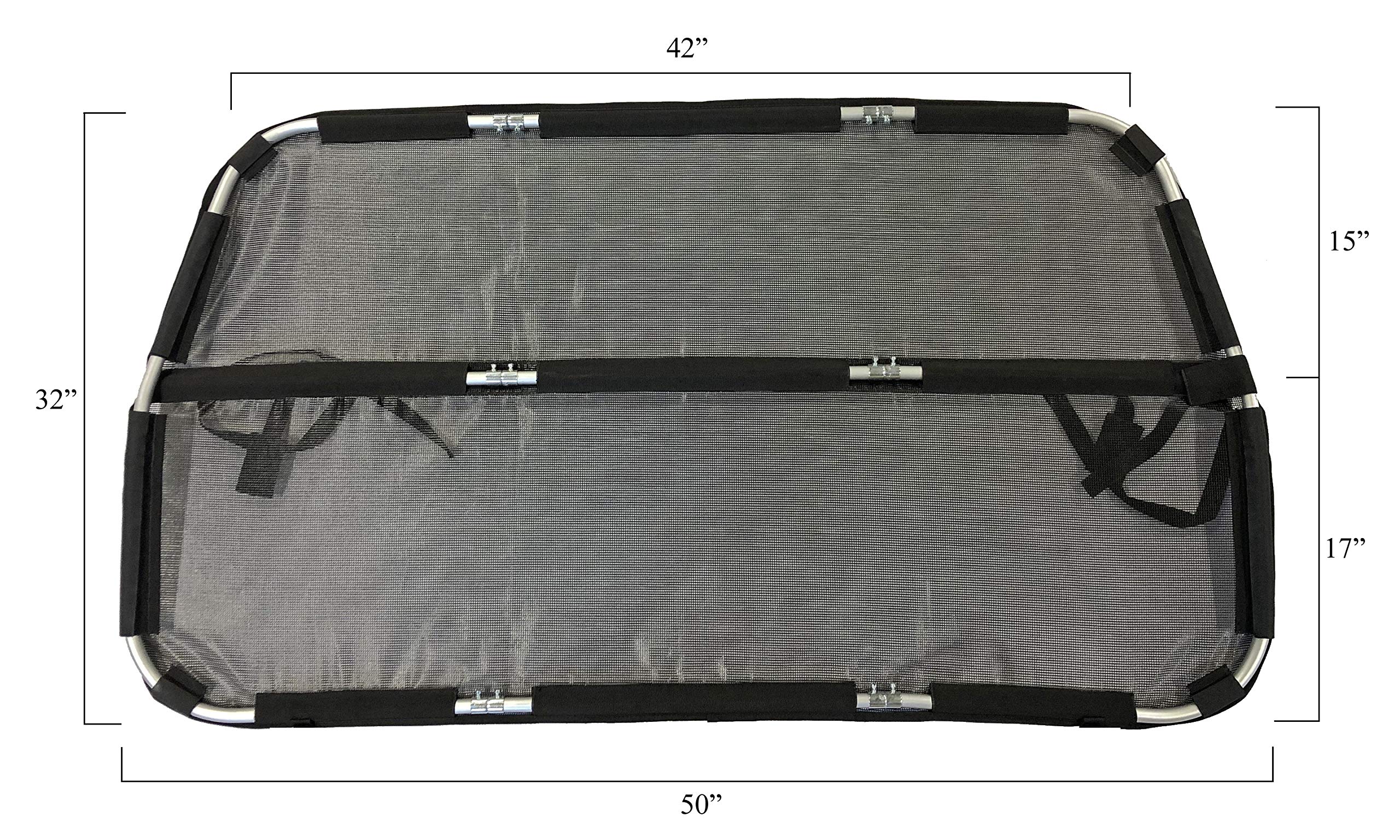 Bushwhacker Deluxe mesh design allows airflow while keeping pet out of the front