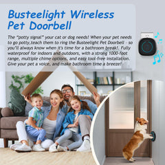 Outdoor-ready waterproof design for Busteelight bell