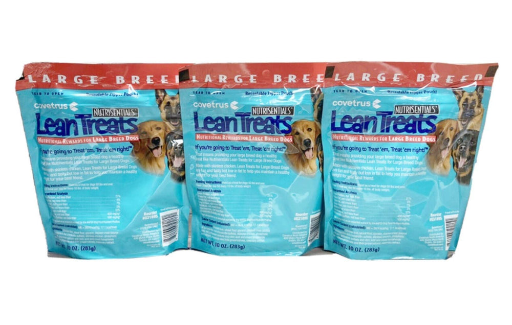 BUTLER Covetrus Nutrisential Lean Treats large dogs 3-pack packaging for convenient rewards