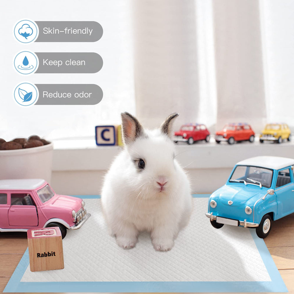Buyockss 13x18-inch small animal pads ideal for rabbits and guinea pigs.