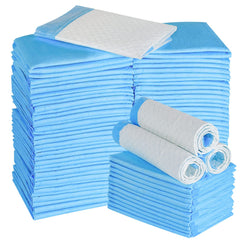 Buyockss disposable puppy training pads pack 100 count for mess-free potty sessions.