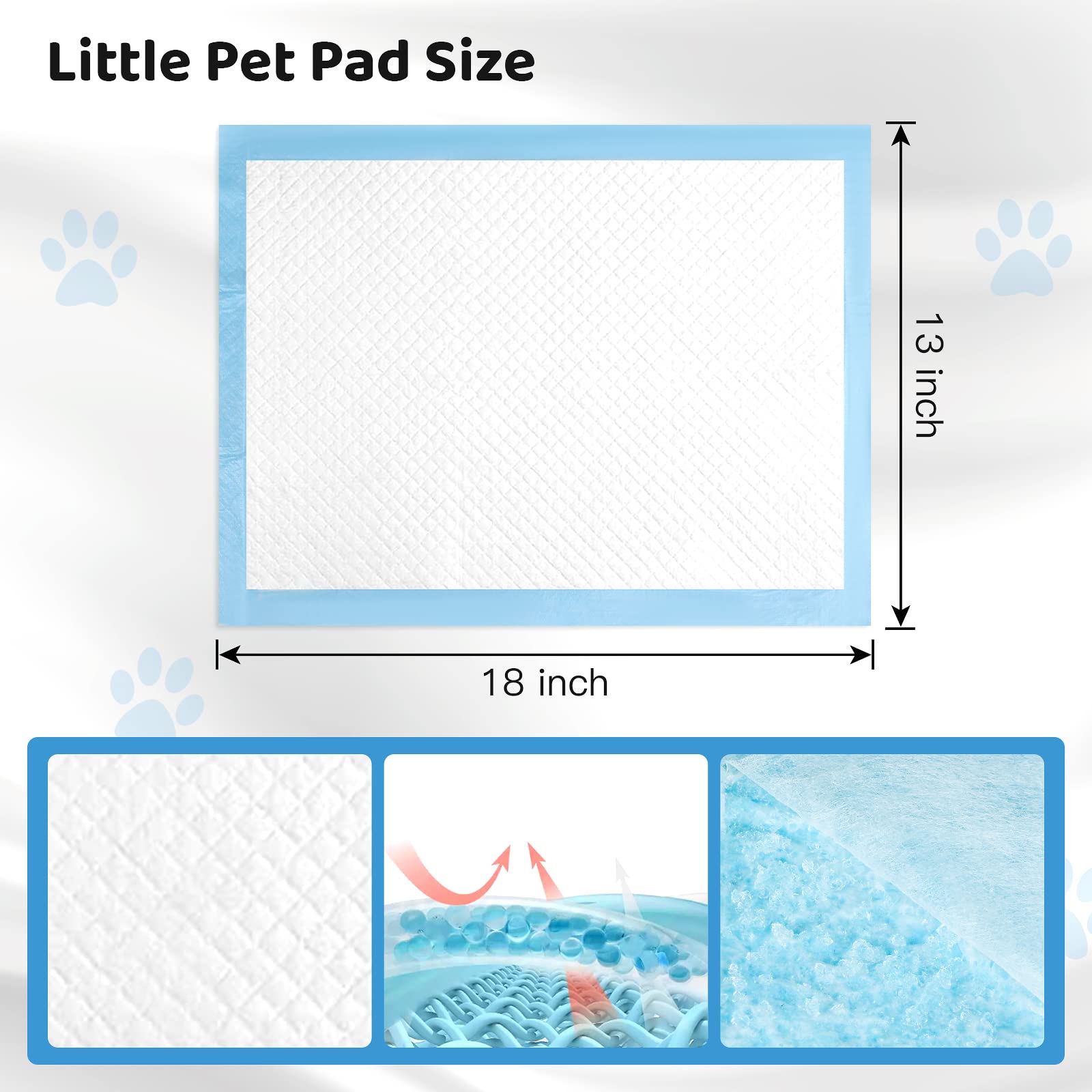 Buyockss travel and aging pet pads for easier containment on trips.