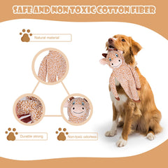 BUYPOW Plush teething toy with soft cotton filling for gentle gums.