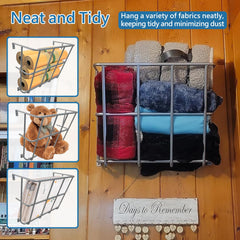 BUYYAH Hay Feeder Goat wall-mount setup highlights space-saving installation