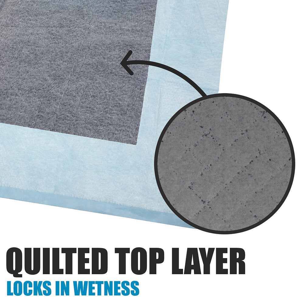 BV Charcoal Puppy Pads XL waterproof liner preventing floor leaks
