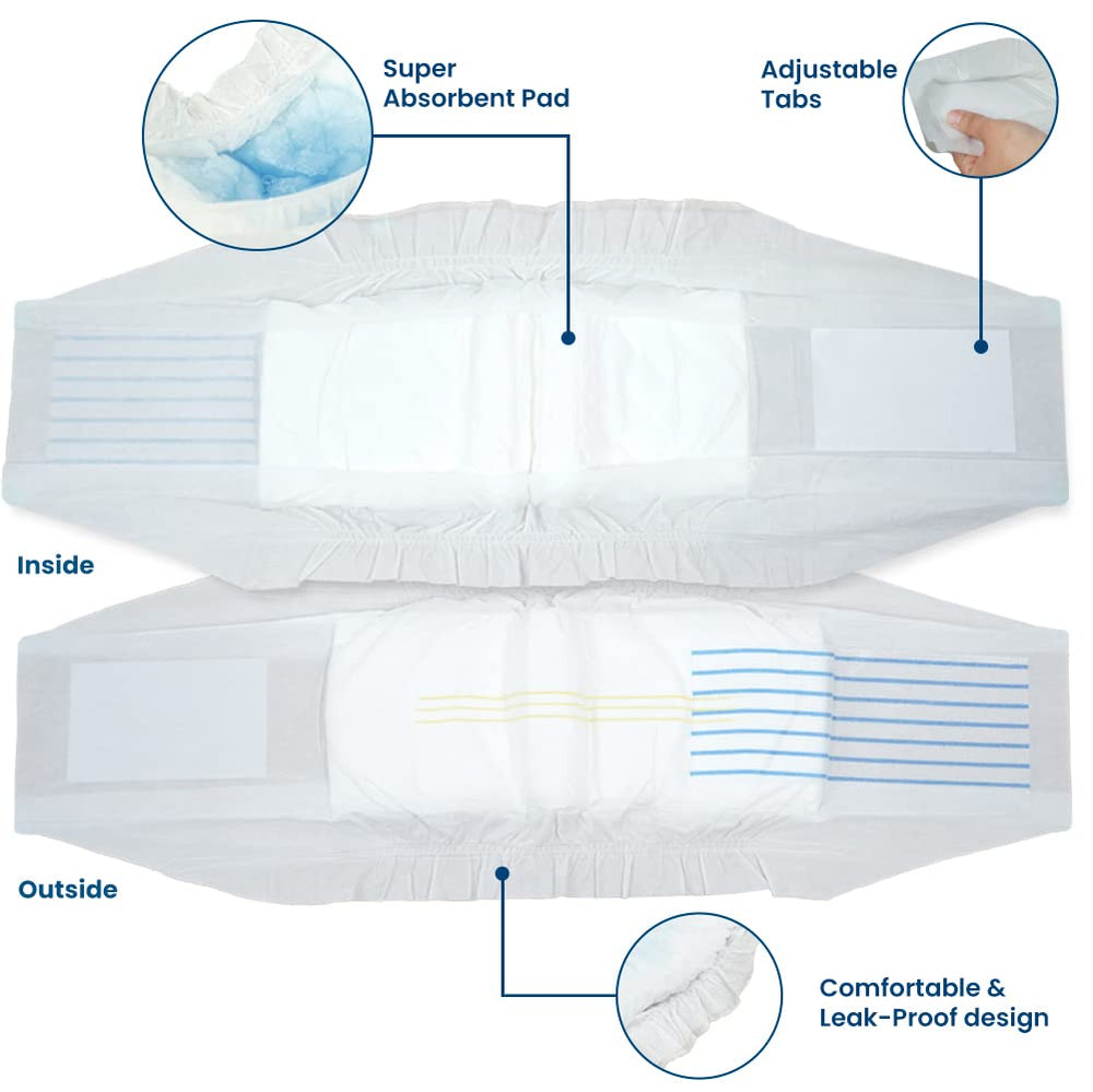 BV Dog Diapers Male Small fur-friendly fastening for comfortable fit