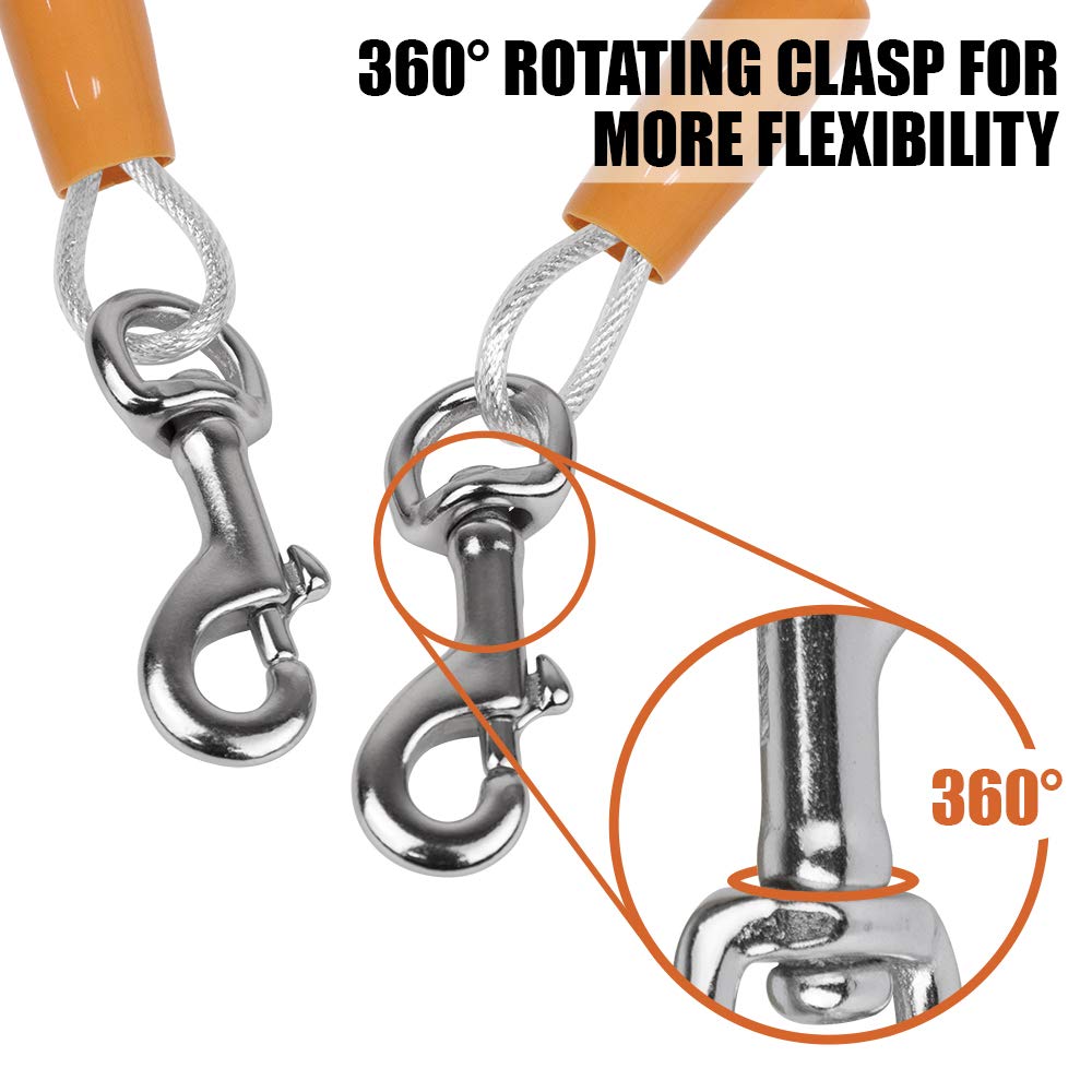 BV Rust-resistant design protects the cable during outdoor use.