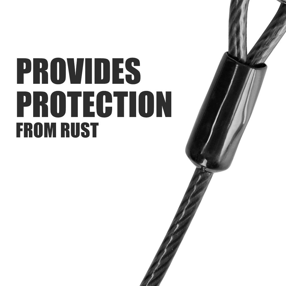 BV Dog Tie Out Cable pair in grey ready for two dogs
