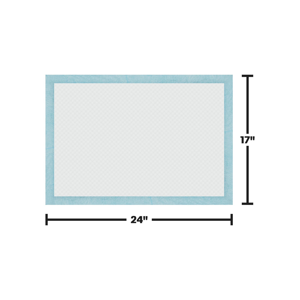 BV Small Puppy Pads showcase a 6-layer design for strong absorption and containment.