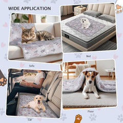 BVAGSS paw print blanket design adds cute style and comfort
