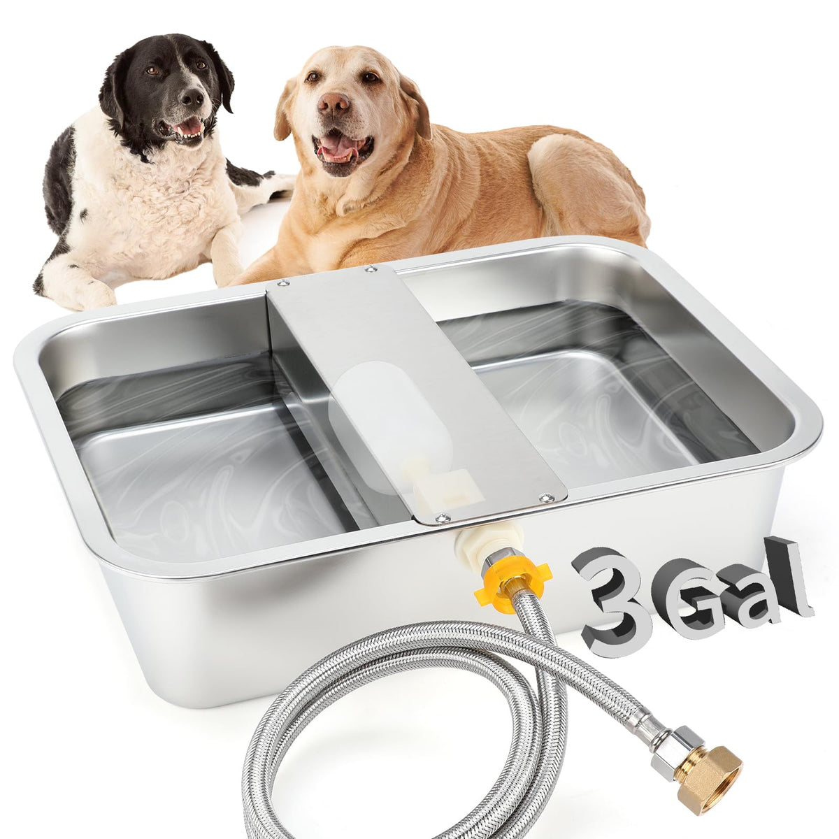 BWOGUE 3Gal auto water dispenser outdoor with large capacity for multiple pets