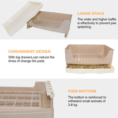 BWOGUE Buckle Design keeps the tray secure inside the cage.