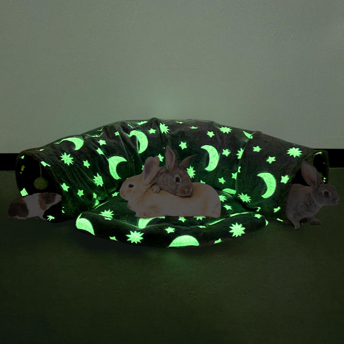 BWOGUE bunny-tunnel-bed-assembly highlights a cozy, space-saving hideout for small pets.