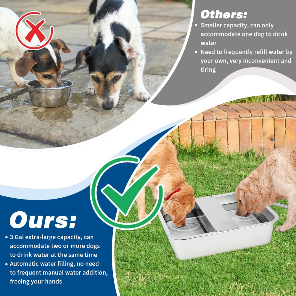 BWOGUE float valve provides automatic refill to maintain water level