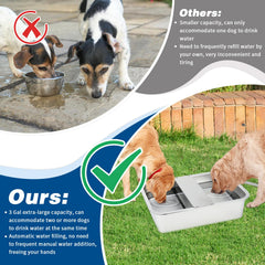 BWOGUE float valve provides automatic refill to maintain water level