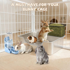 BWOGUE hay feeder and water dispenser included for convenient daily care.