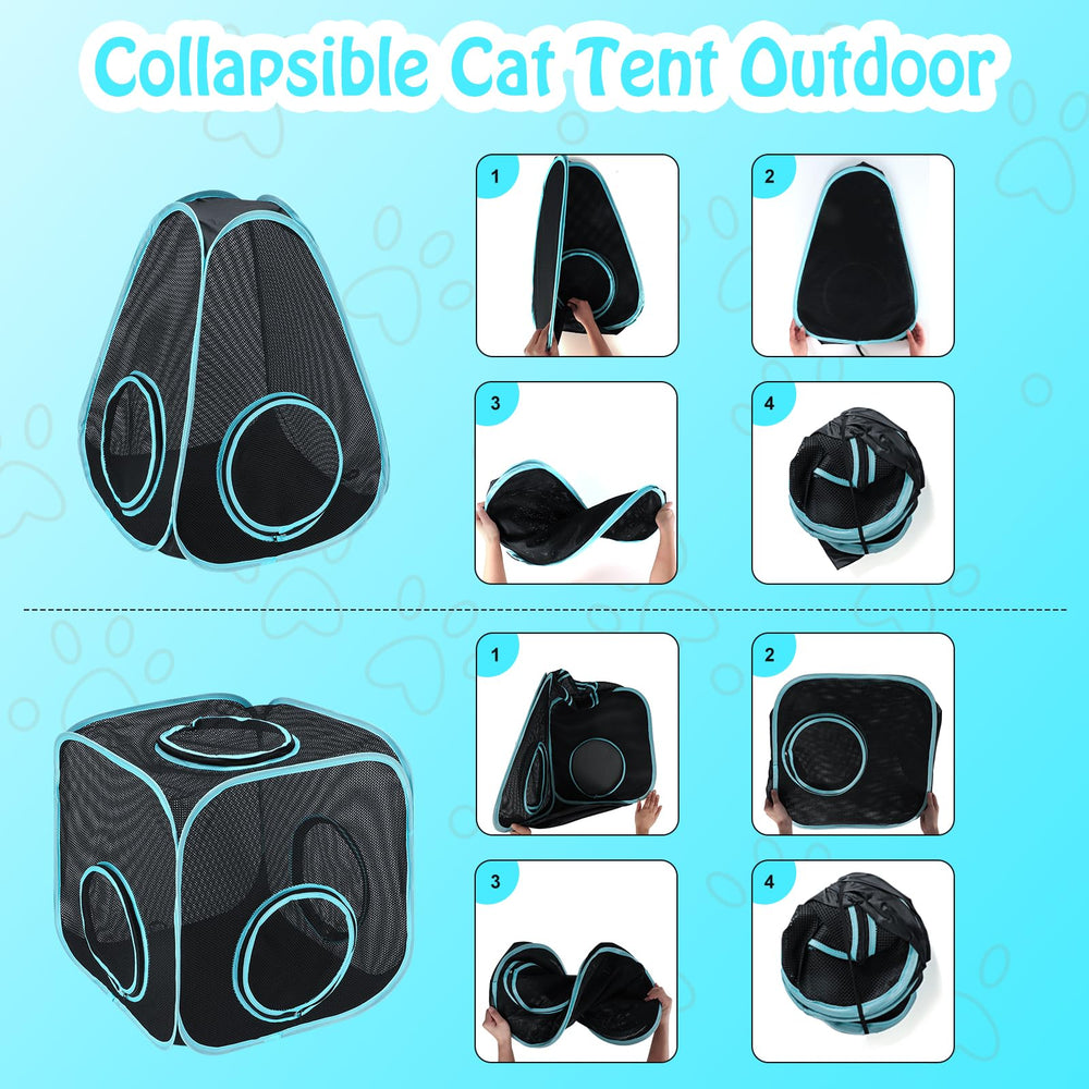 BWOGUE indoor-outdoor cat enclosure ideal for isolating a new pet