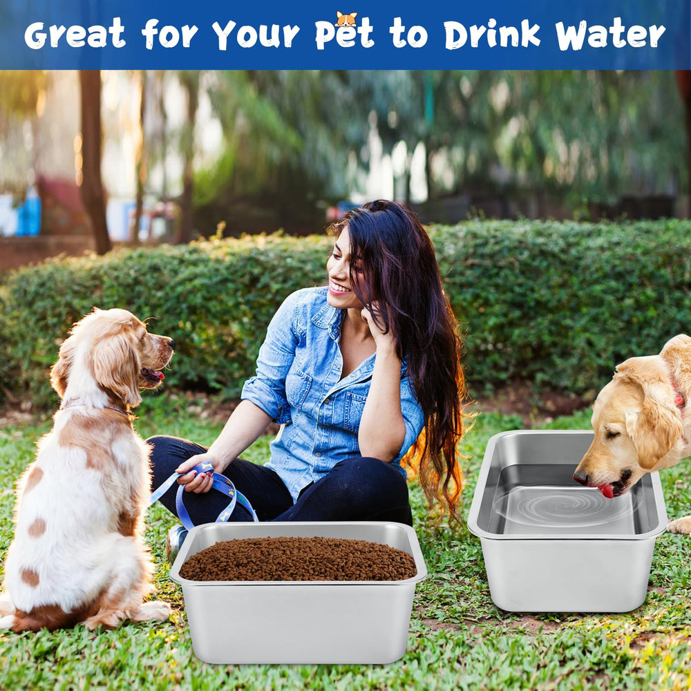 BWOGUE large-capacity bowl supports multiple pets with one durable container.